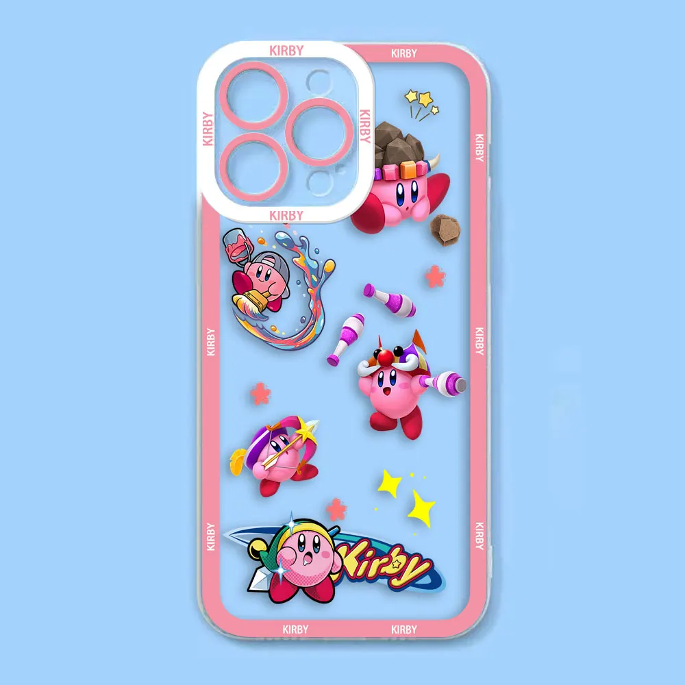 The Game мультфильм K-Kirby прозрачная фотография для REALME 5 6 7 7I 8 8I 9 9I 10 C67 C55 C53 C35 C33 C31 C30 C21Y