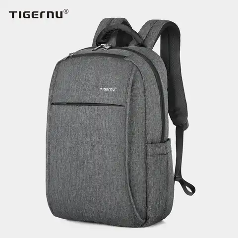 Рюкзак Tigernu мужской для отдыха, многофункциональный водонепроницаемый ранец для ноутбука 15,6 дюйма с USB-зарядкой, школьные ранцы для подрост...