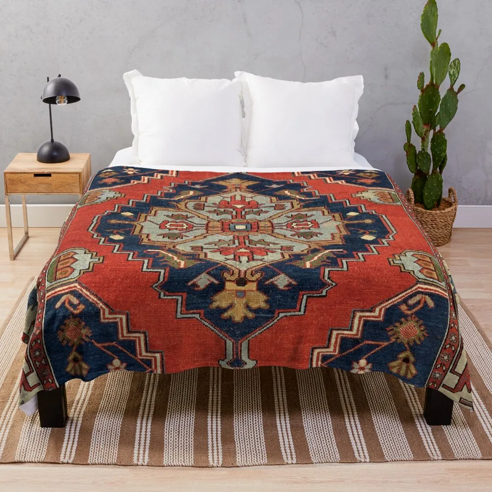 

Antique Persian Bakshaish Oriental Carpet Print Throw Blanket Designer Blanket 3D Blanket Thermal Blankets For Travel