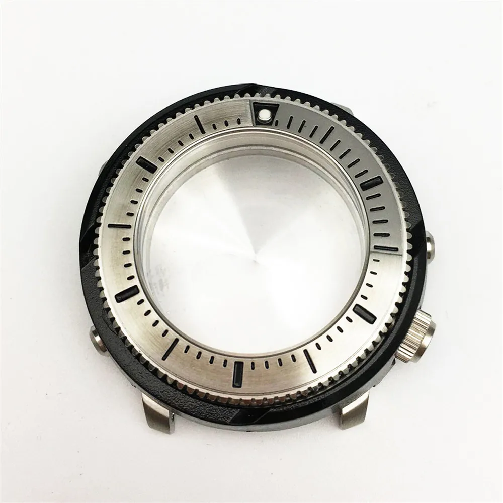 

45mm Watch Case for NH35/NH36 Watch Movement Sapphire Glass Modified Case for Men Watch