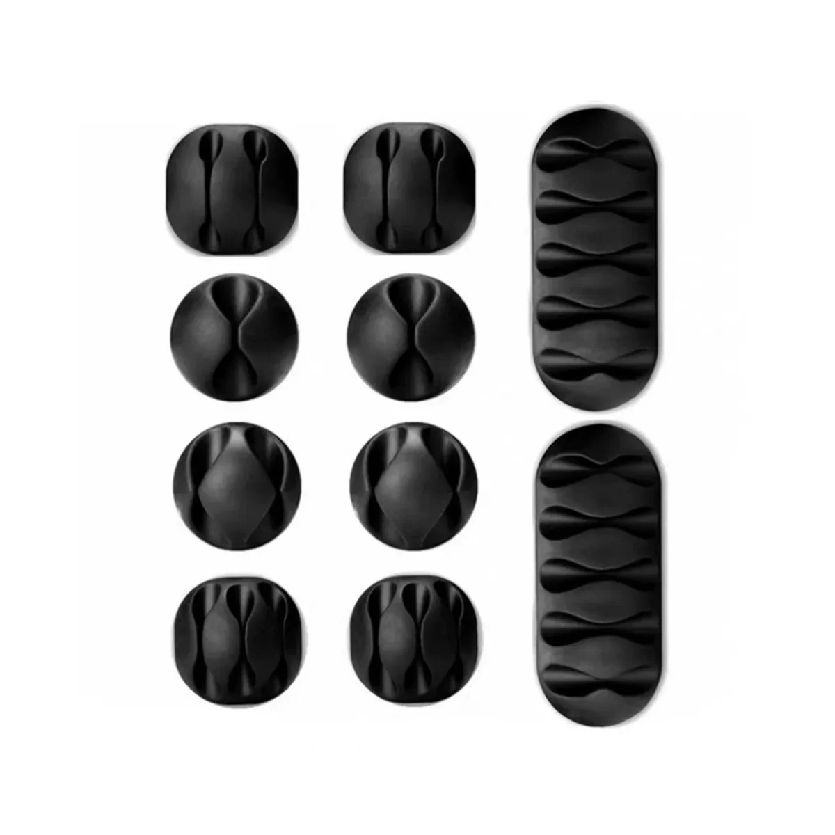 

Silicone Cable Organizer Desktop Tidy Management Clips Holder Headphone /Mouse /USB Wire Organizer