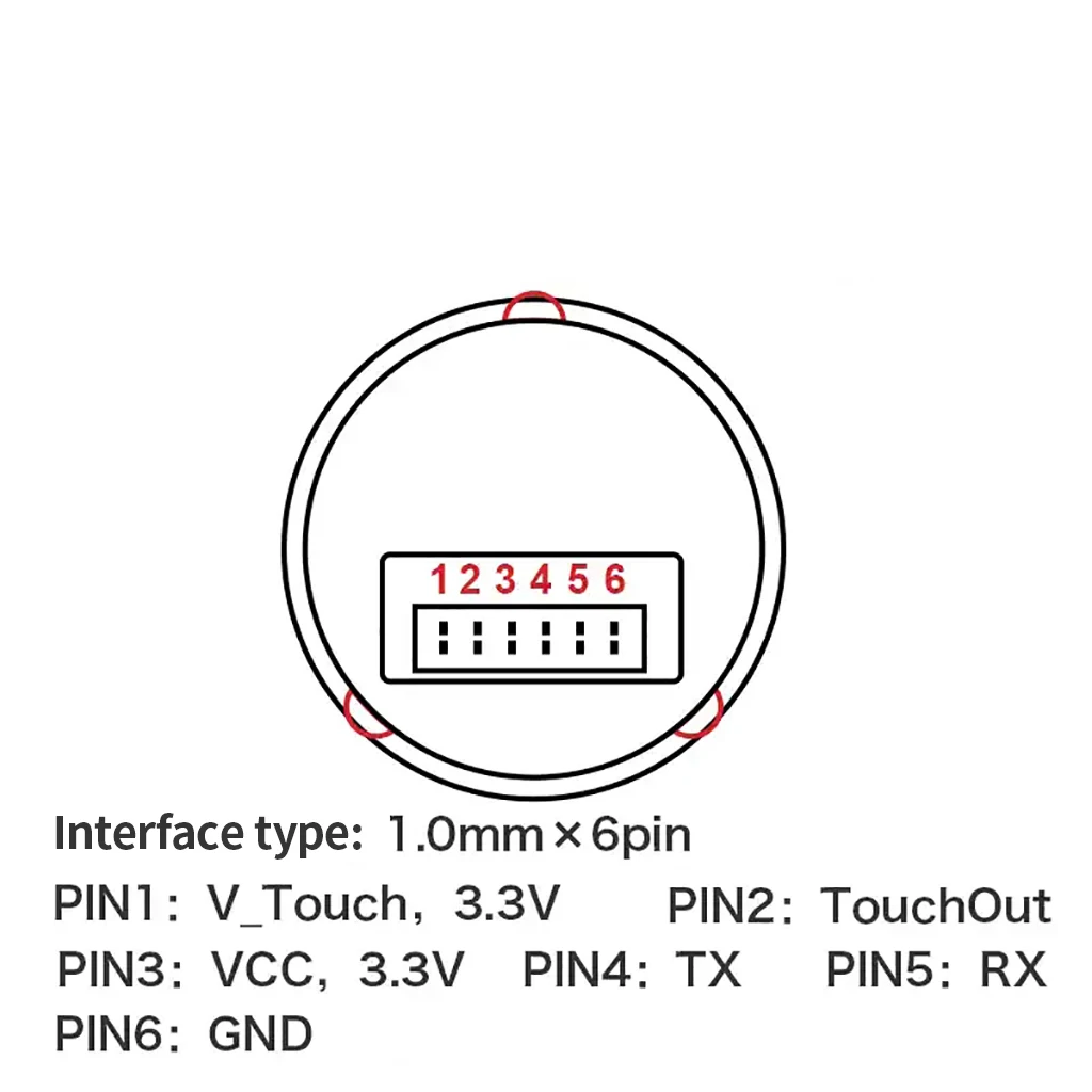 Модуль идентификации отпечатков пальцев ZW121 маломощный датчик обнаружения