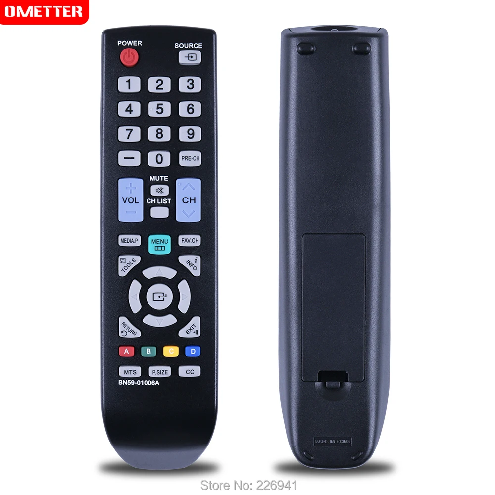 

Accoona New Remote Control Suitable for Samsung TV BN59-01006A BN59-01012A LE32C355 LE19C355