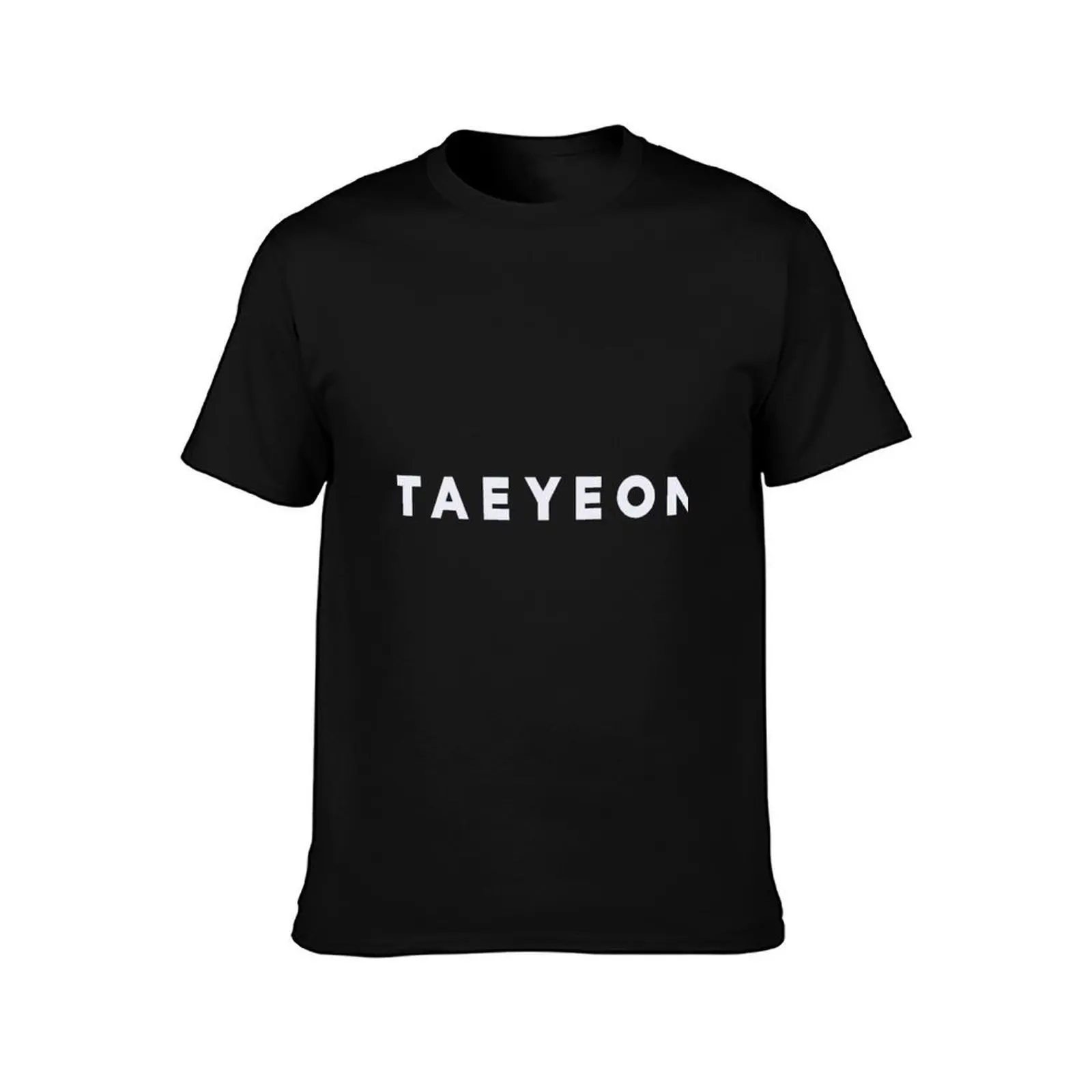 Фото Белая футболка TAEYEON, футболка большого размера с короткими рукавами №2