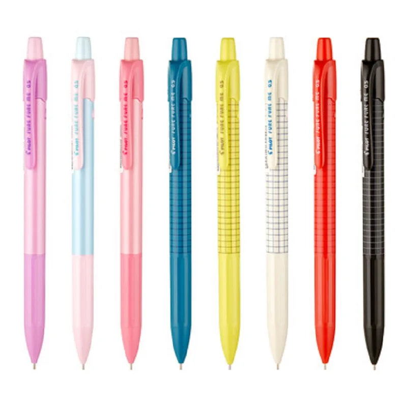 

Pilot Automatic pencil HFME-20R Color Lattice Rod Shaking 0.5mm&0.3mm For Pupils 5Pcs/lot