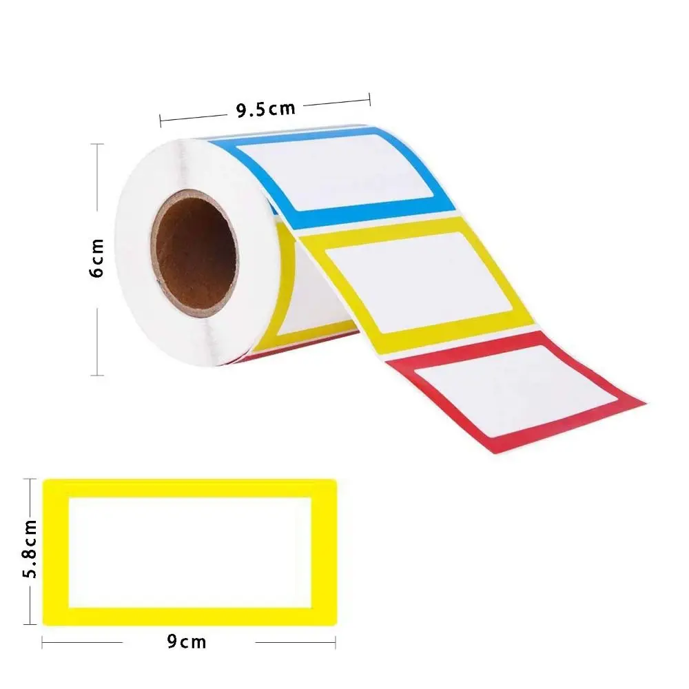 

Этикетки с именем, бумага, 1 рулон, 150/240/300 шт., красный, желтый, зеленый, синий