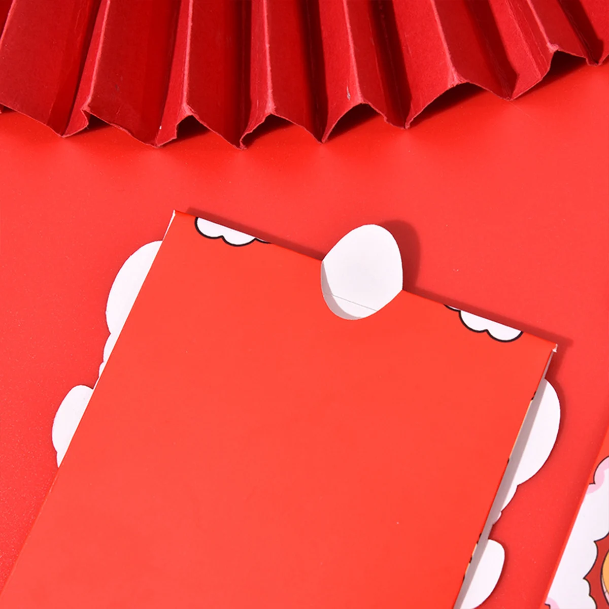 6 шт. красные конверты в китайском Новом году 2025 милая змея красный карман для