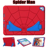 spider man heavy duty armor silicone case for ipad 10 2 2019 2020 2021 new ipad 9 7 air2 pro2 tpu pc drop proof cover
