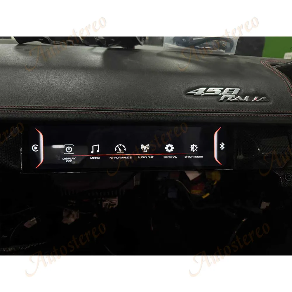 7-дюймовый автомобильный радиоприемник Carplay Android 13 для Ferrari 458 2009-2016 мультимедийный