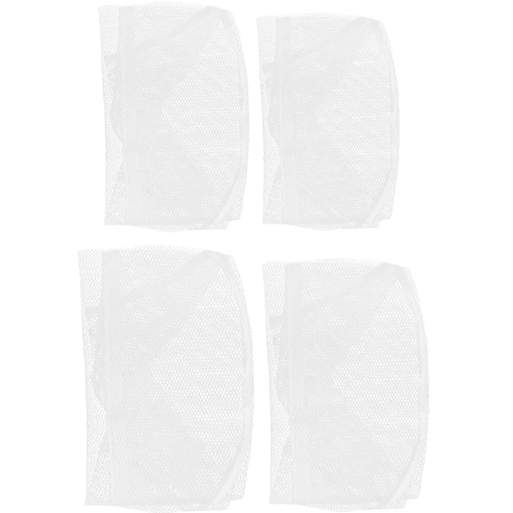 

4 Pcs Home Fan Electric Guards Net Household Cover Mesh Protective Electrical Grip-proof White Polyester Protector Baby