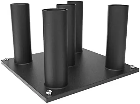 

5 Barbell Holder. Storage & Organization for Home, Commercial, & Garage Gyms. Holds 5 Bars, Curl Bars, Hex Bars, Tricep