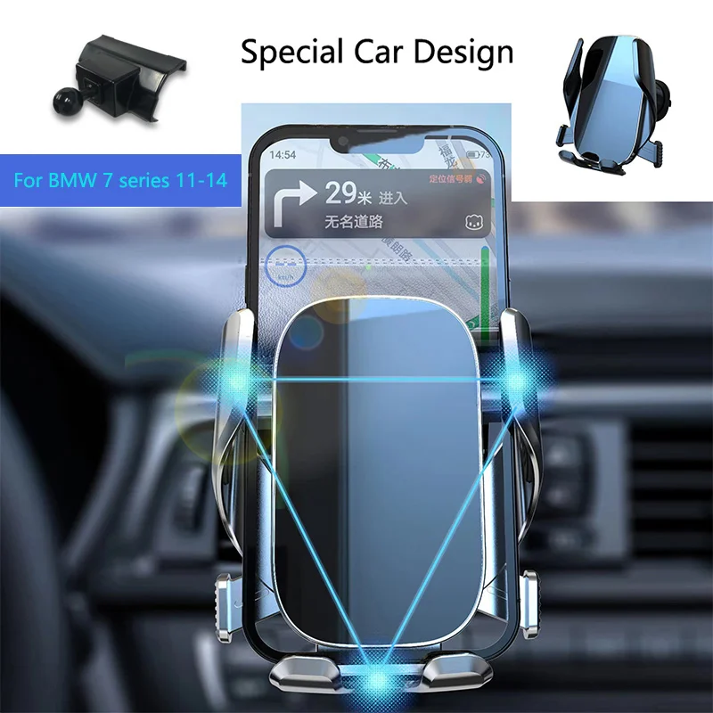 

Гравитационный автомобильный Штатив для BMW 7 серии 2011 2012 2013 2014 GPS, Специальное крепление, кронштейн для навигации, аксессуары