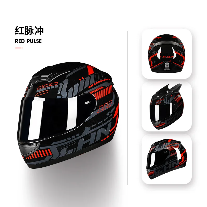 HNJ Мотоциклетный шлем Four Seasons Универсальный мотоциклетный для мужчин и женщин