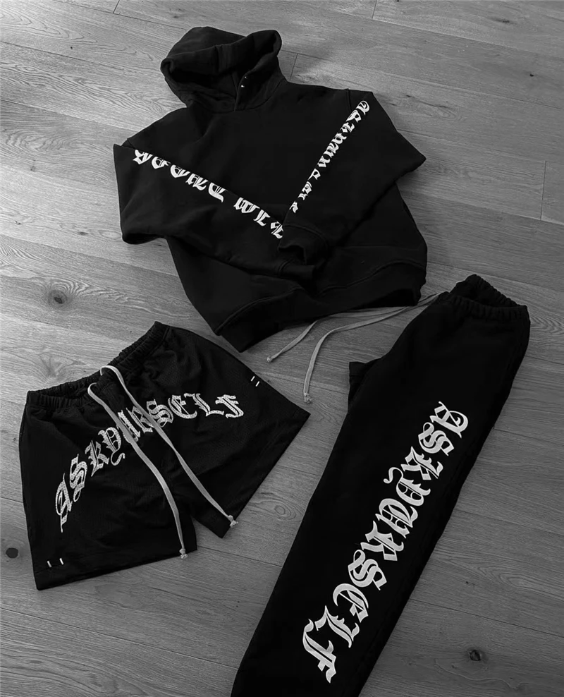 Толстовка ASKYURSELF с логотипом для мужчин и женщин Свитшот оверсайз графическим