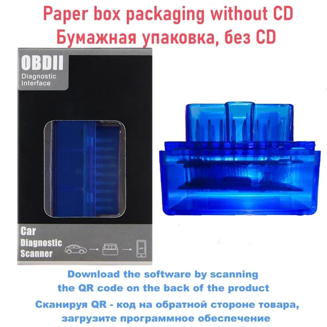 Мини-Сканер ELM 2023 V1.5 Для IOS Android Bluetooth 327.