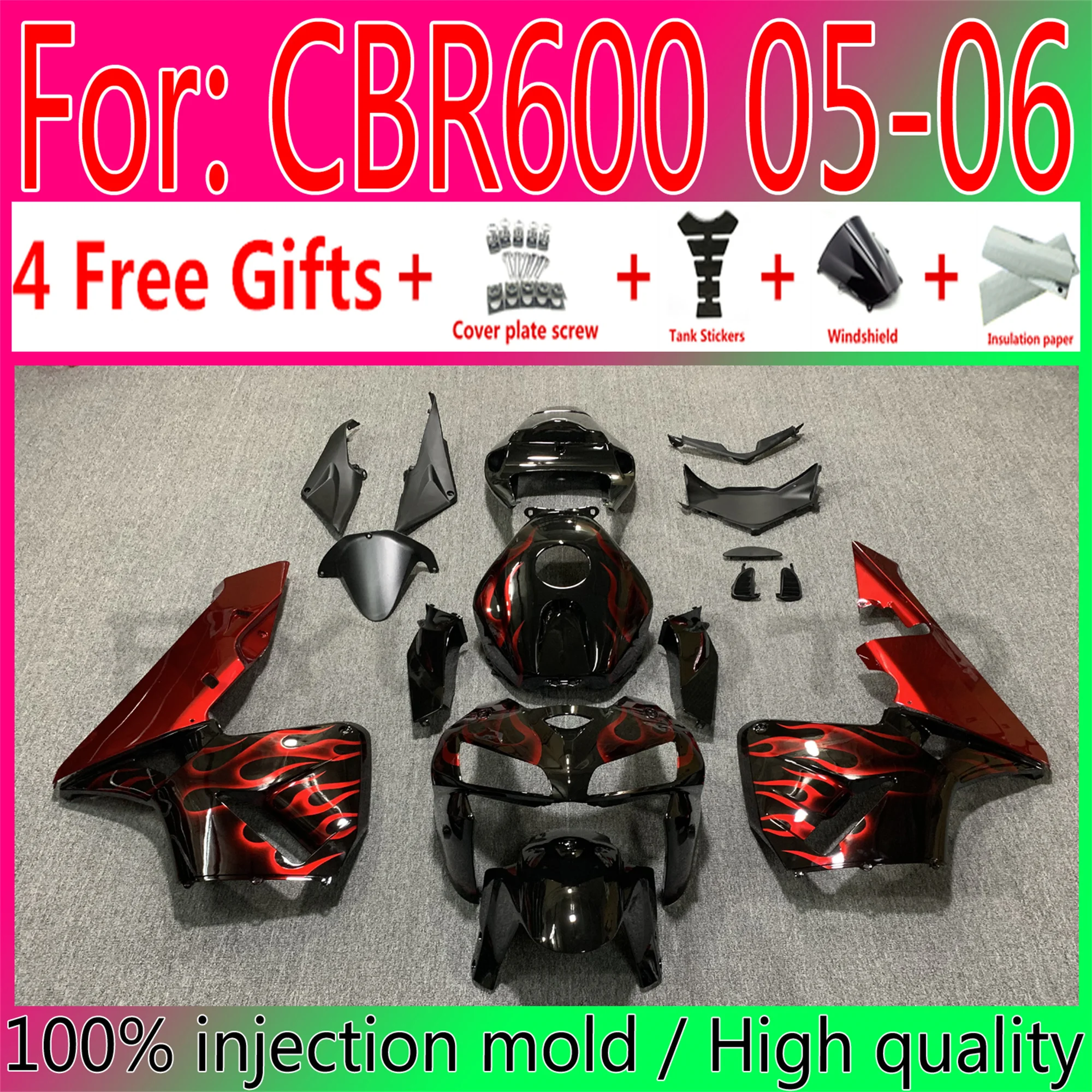 

Обтекатели для мотоцикла HONDA CBR600RR F5 2005 2006 CBR600 RR CBR 600RR 05 06