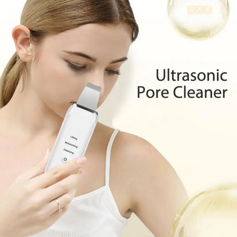 

Ultrasonic Skin Scrubber Facial Cleaner Electric Household Blackheads Acne Cleansing Instrument Pore Cleaning Artifact Makeup