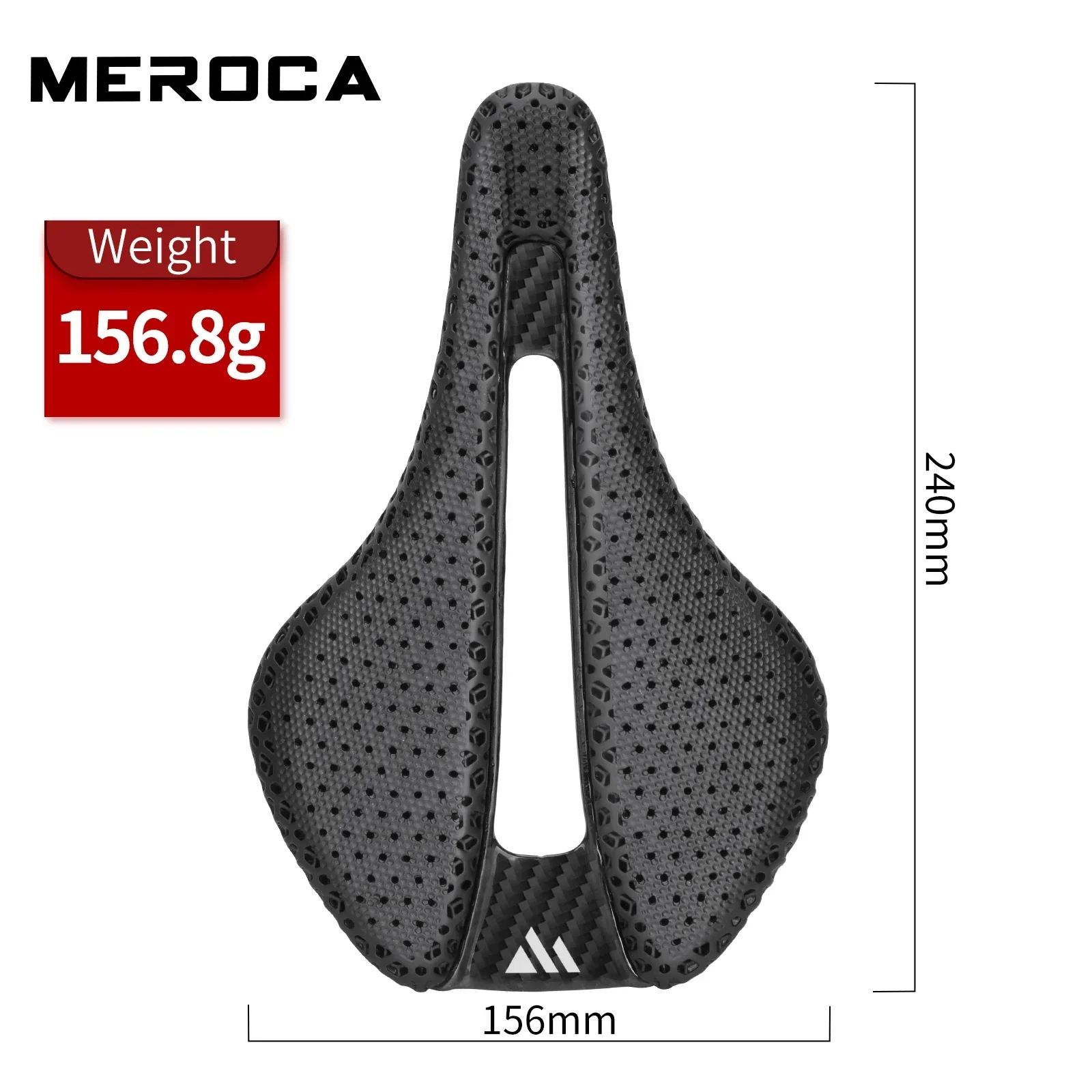 MEROCA UltraLight 157 г углеродное волокно с 3D принтом велосипедное седло для гоночного