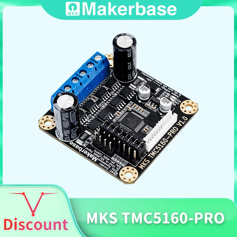 Драйвер шагового двигателя Makerbase MKS TMC5160-PRO, 6 А, 8-60 В постоянного тока, для 3D-принтера