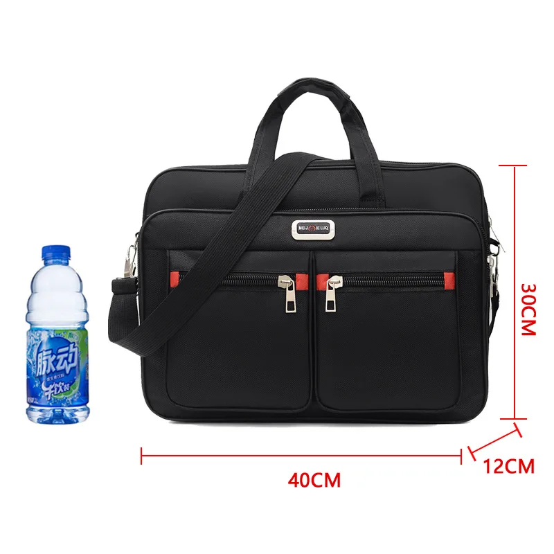 DOMISO Shockproof Laptop Carrying Case Business Briefcase Waterproof Messenger Shoulder Bag for 14