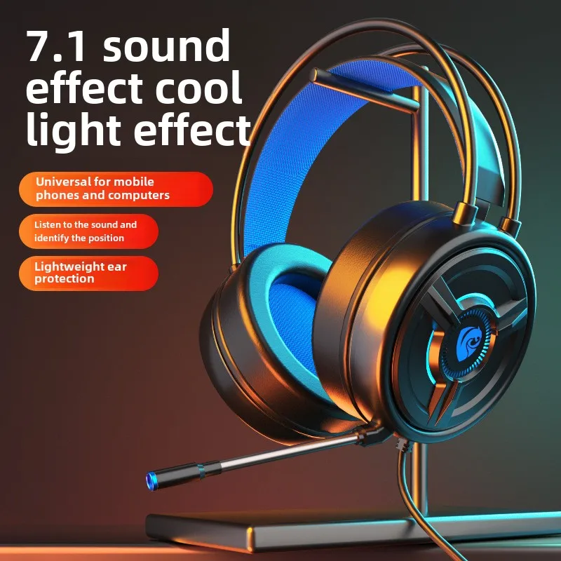 Panson PSH-200 Cat Edition Powder Crystal Гарнитура Проводная игровая настольная гарнитура для