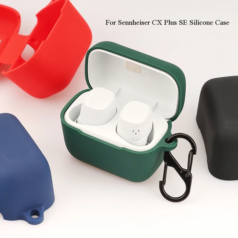

Shockproof Cover Compatible with SennheiserCX Plus SE Headphone Waterproof Case Washable Silicone Shell Non-slip Sleeve H8WD
