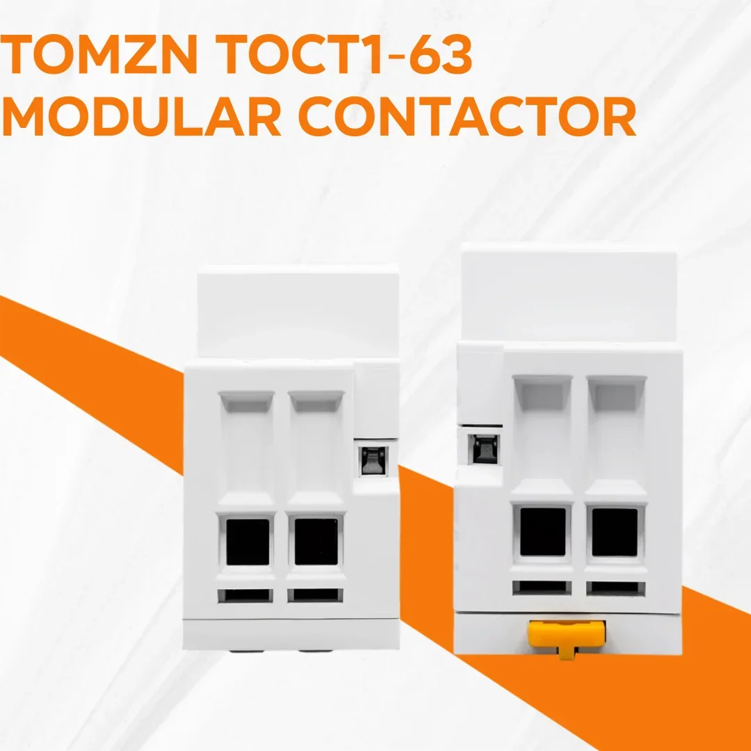 Контактор TOMZN 63A однофазный на DIN-рейку: ACDC 24110230В, основное напряжение: 230В AC, контакты: 2НО2НЗ, 1НО1НЗ, компактный дизайн (art.: 3920db1811aab) - 3920db1811aab