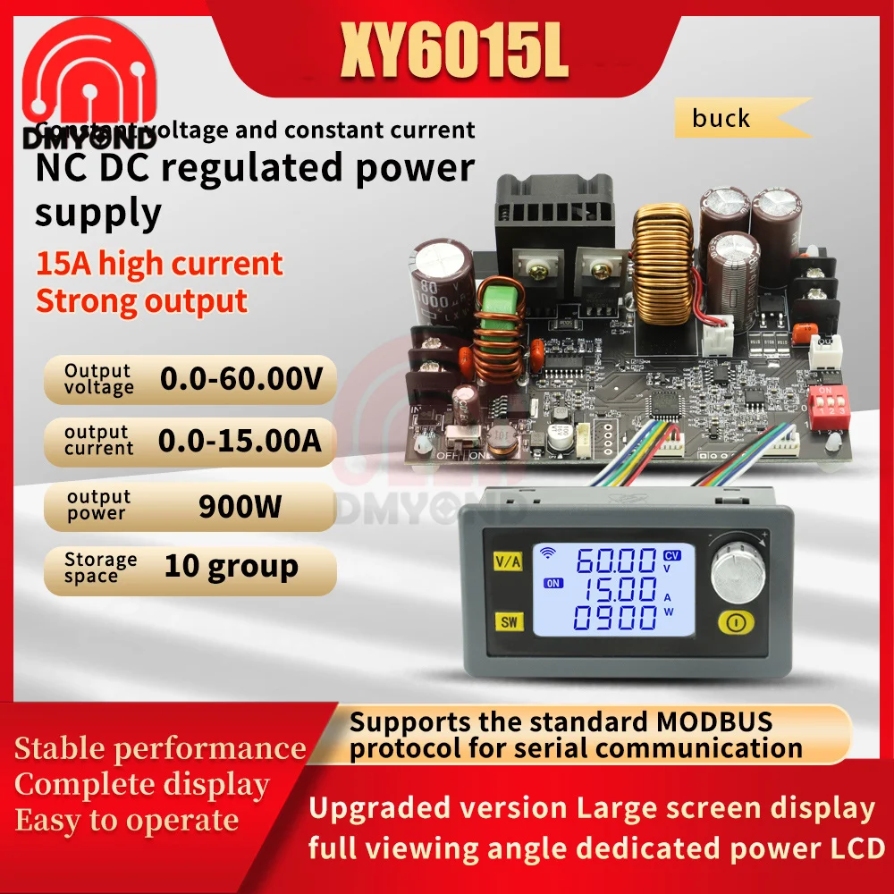 

0~60V CNC Adjustable DC Stabilized Voltage Power Supply Constant Voltage and Constant Current 15A/20A 900/1200W Step-Down Module