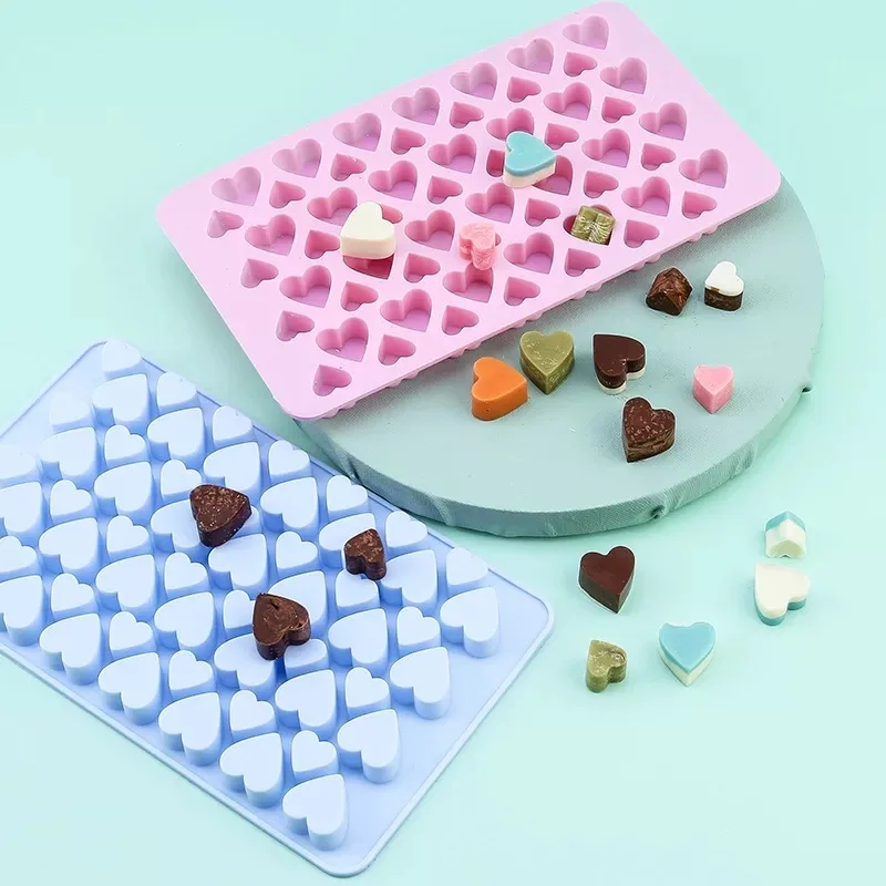 

Силиконовая форма в форме сердца, 56 ячеек