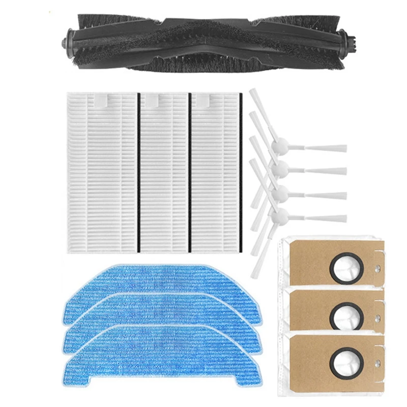 

Roller Brush, Side Brush, Filter Mop Cloth And Dust Bag Replacement Accessories For Neabot Q11 Robot Vacuum Cleaner