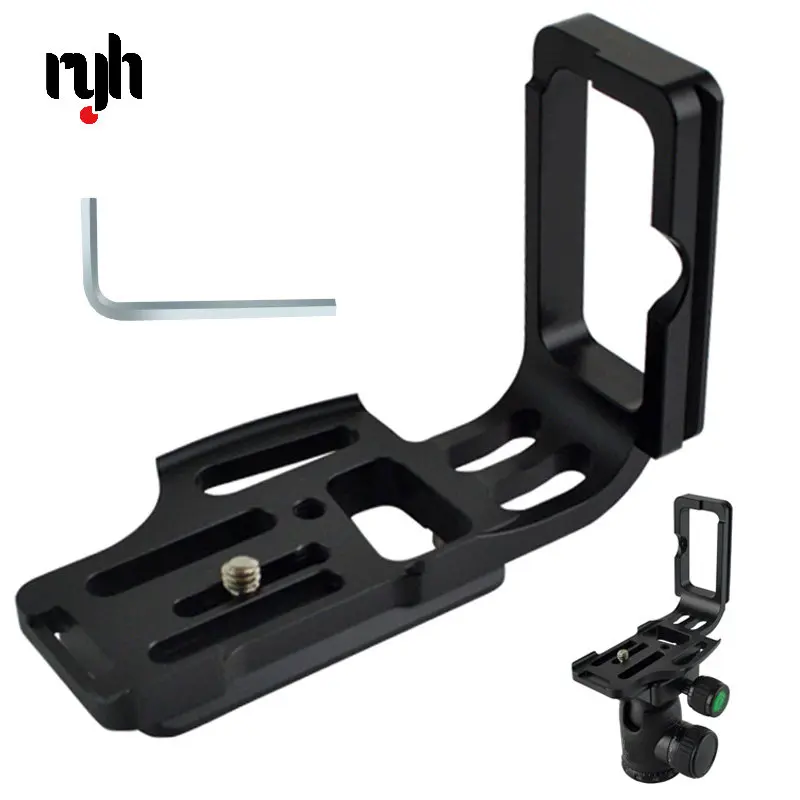 

RYH Bracket Plate Tripod Head Mount Plate Quick Release L Dedicated Plate for Nikon D810 D800E ARCA Clamp Dslr Camera