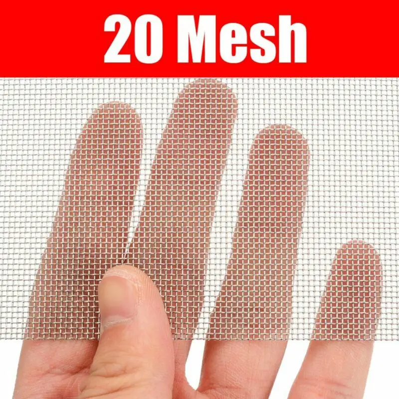 

Stainless Steel Filter 5/8/20/30/40 Mesh Woven Screen Filter 15cmx30cm
