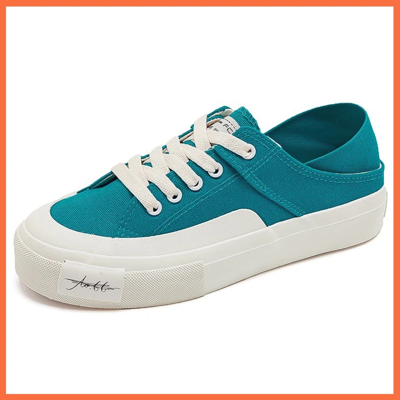 

Женские повседневные спортивные туфли, женская обувь, Тапочки, новинка 2022, парусиновые кроссовки карамельных цветов, Женская Вулканизирова...