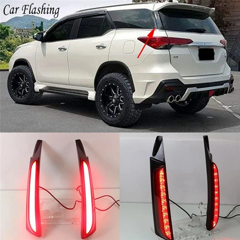 Автомобильный мигающий задний фонарь для Toyota Fortuner 2015 - 2020