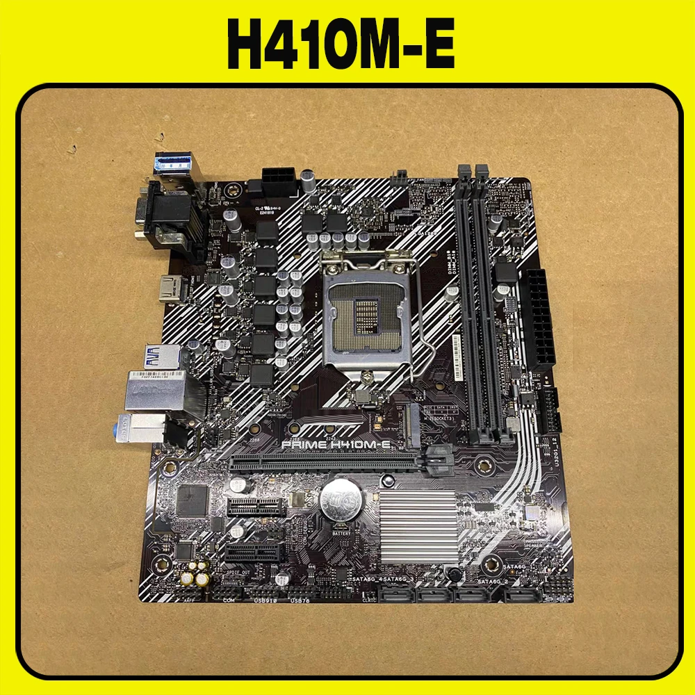 PRIME H410M-E для A-S-U-S H410 LGA 1200 mic-ATX материнская плата M.2 DDR4 HDMI USB 3 2 SATA 6 Гбит/с