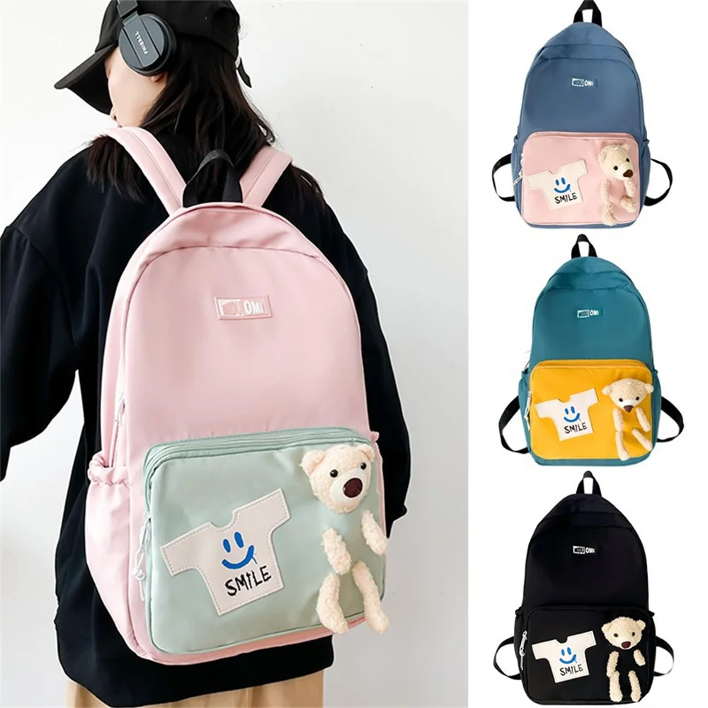 

Sac A Dos Kawaii Bear Backpack Waterproof Bagpack Teenager School Bag for Girls Boys Mochila Travel Backpacks Back Pack Bolsas
