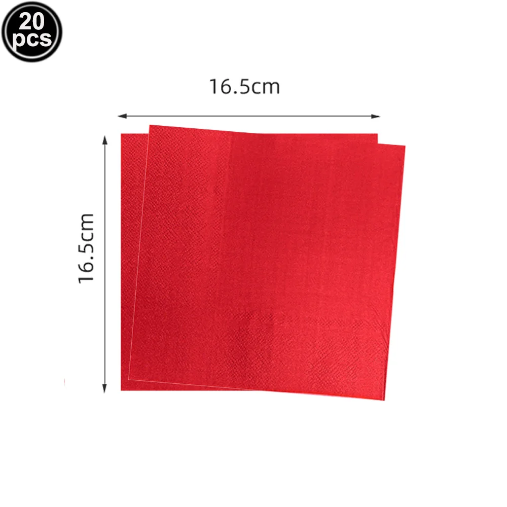 

Одноразовые бумажные салфетки разных цветов