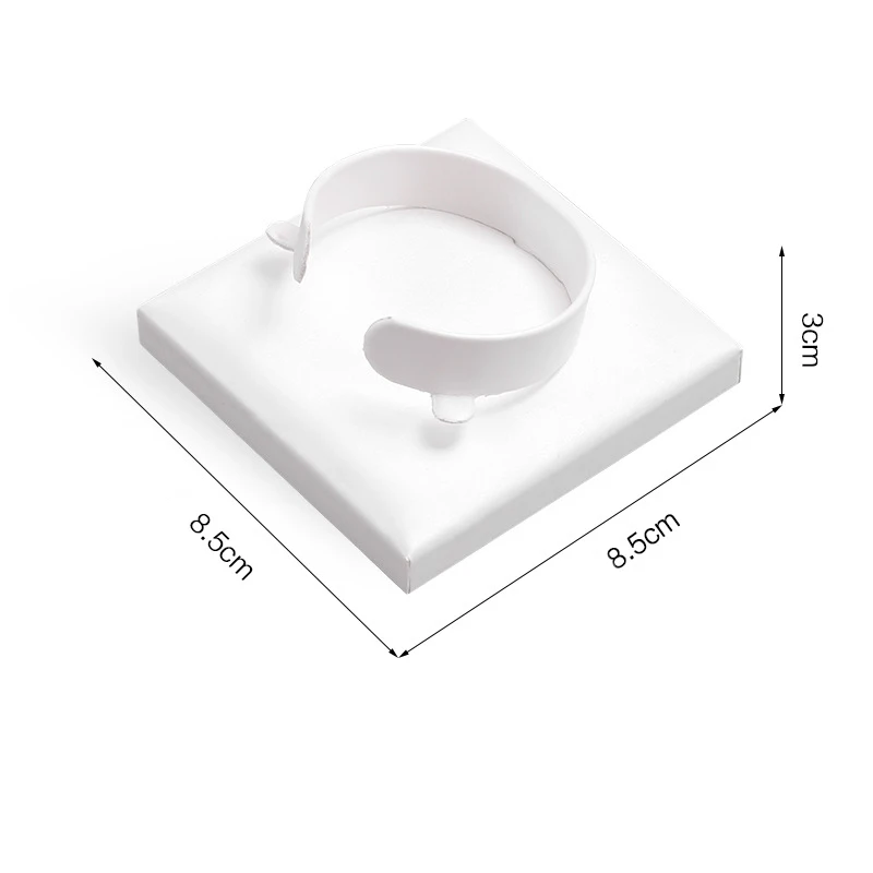 

Держатель для колец и сережек из белой кожи WILLJANE