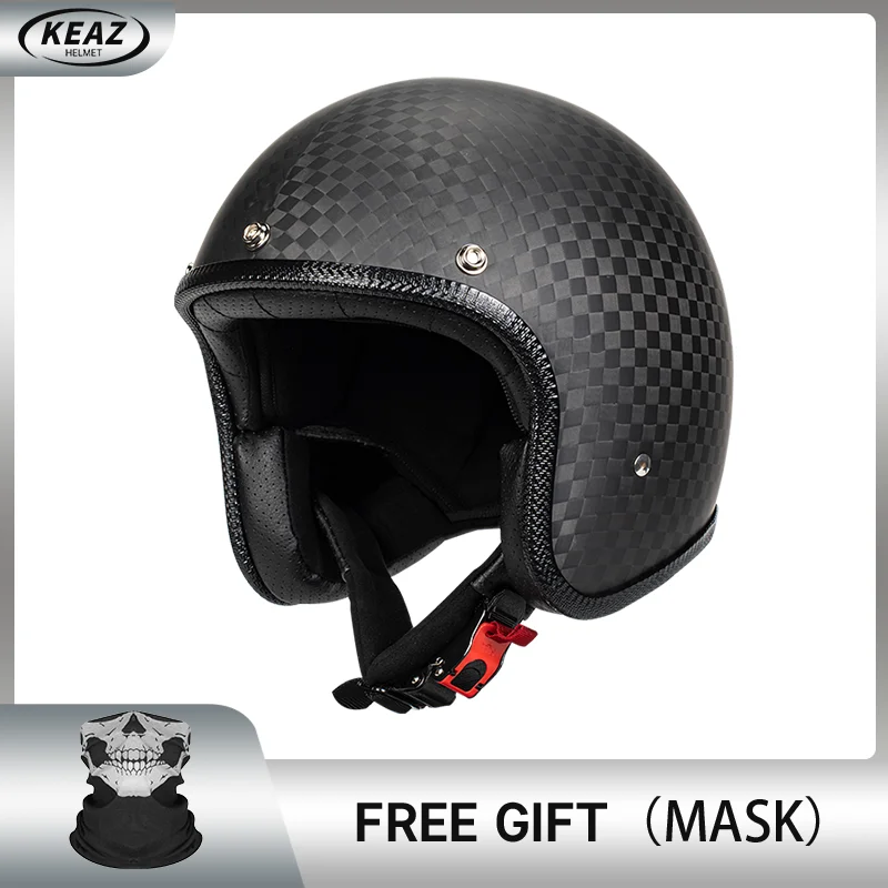 Новинка яркий и матовый черный супер легкий винтажный шлем из углеродного