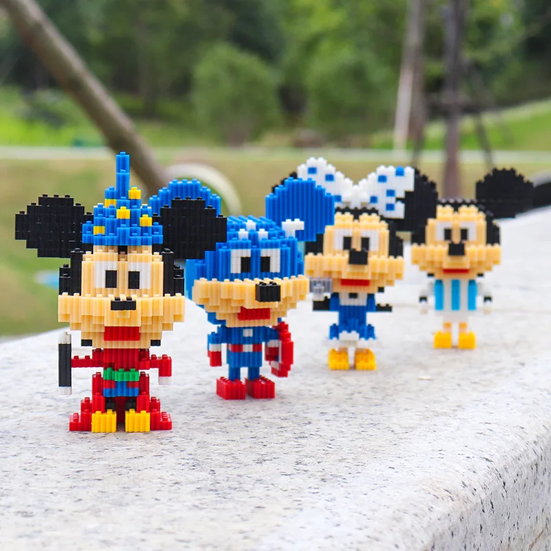 

Diamond Small Particle Mickey Mouse Creative Splicing Assembly Of Puzzle Children's Diy Toy Building Blocks