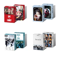30pcsset anime spy family lomo cards kpop seventeen iu characters postcards photo card for fans collection photocards