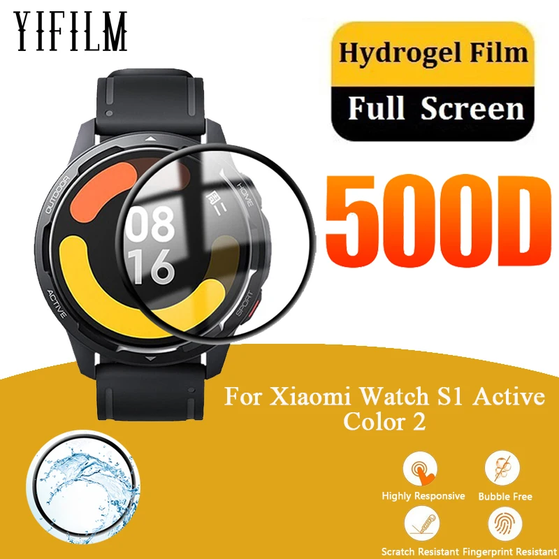 

2 шт., мягкая защитная пленка для часов Xiaomi Watch S1 Active Color 2, защита экрана от царапин для часов Xiaomi Watch S1 Active, не стекло