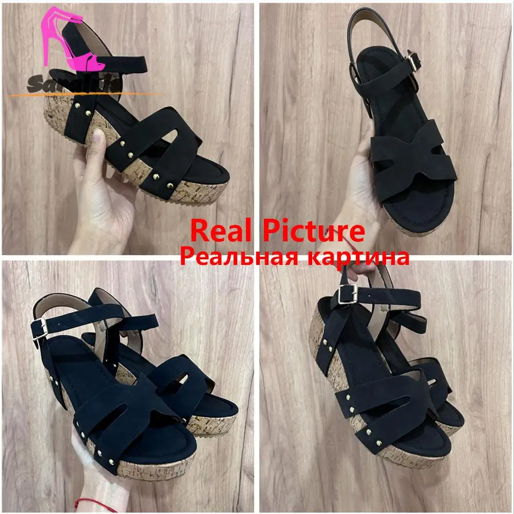 Summer Hot Fashion Roman Women's Sandals 2023 Wedge Heels Ankle Sandals Simply Casual Comfort Walking Laies Crossbelt Shoes