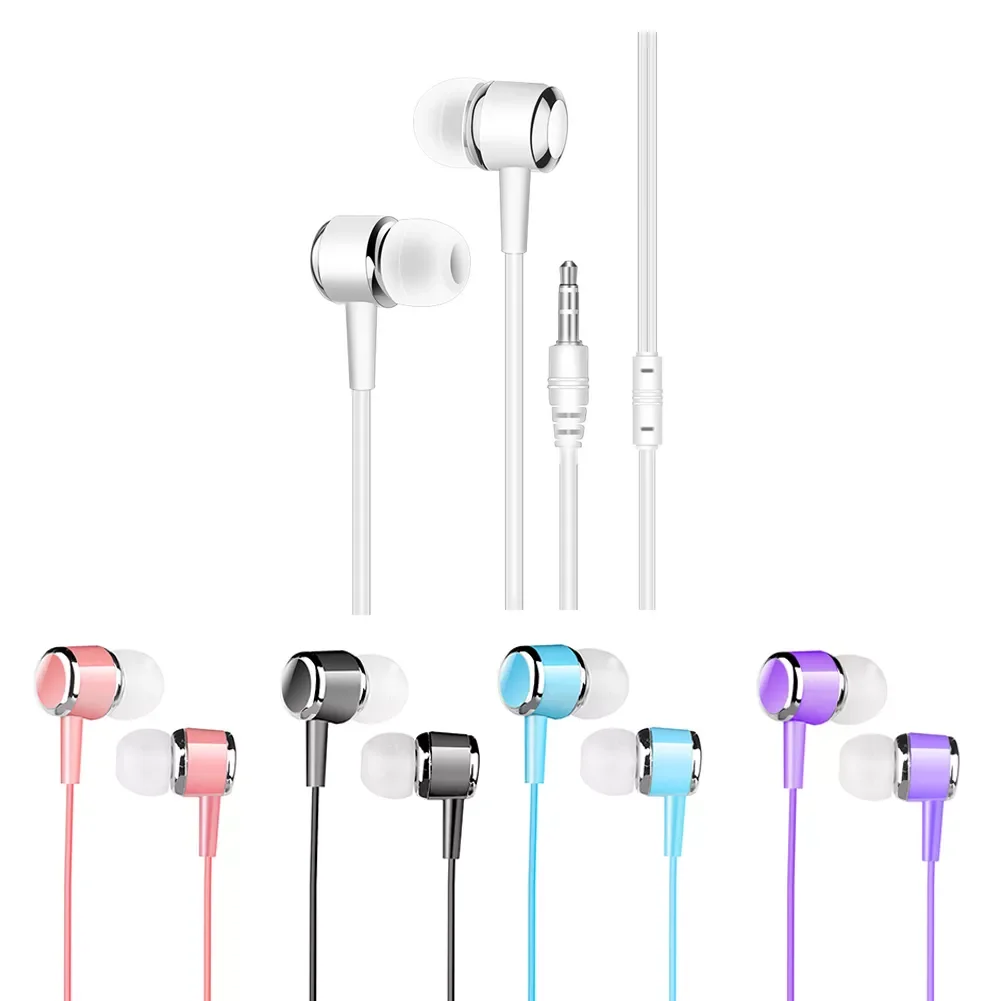 

Wired Universal In-Ear Earbuds Headsets Music Earphones 3.5mm Plug Stereo Earphone for Phone PC Laptop Tablet MP3