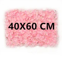 40x60cm pink silk hydrangea wall artificial flower wedding flower wall baby show wedding christmas home background decoration