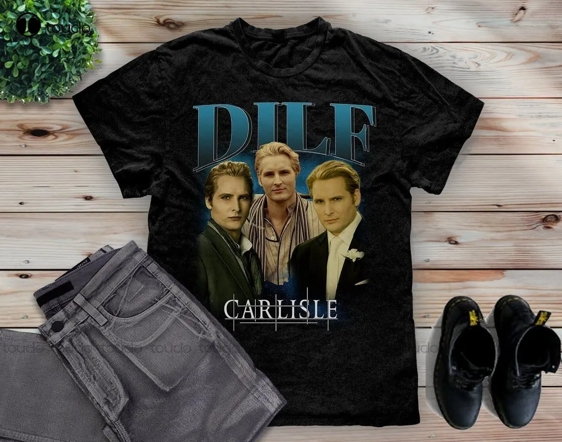 

Футболка Dilf Carlisle, лучшая мужская футболка, индивидуальные футболки Aldult для подростков, Футболки унисекс с цифровой печатью, женская футболка, индивидуальный подарок, уличная одежда