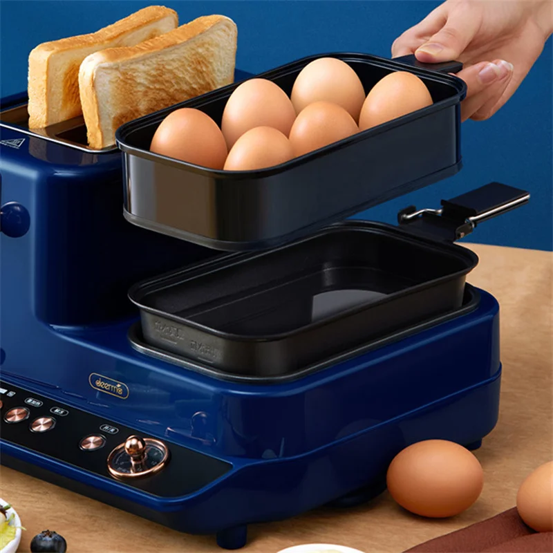 ZC10 Toaster Mini Breakfast Machine Multifunctional Full-automatic Toaster Online Celebrity Toaster Household Breakfast Machine enlarge