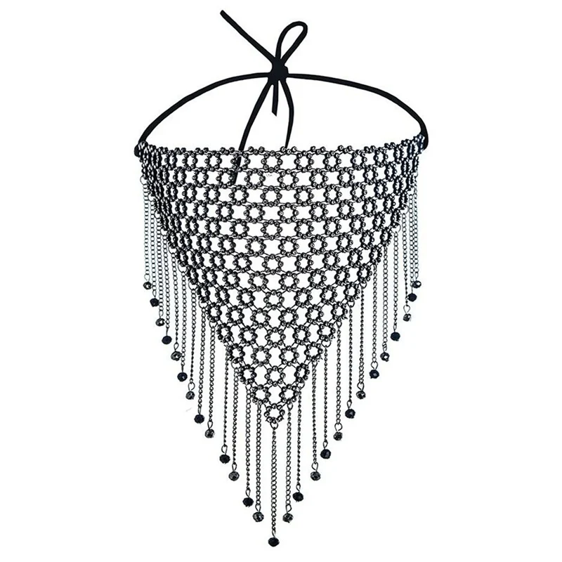 Блестящая бритвенная маска для лица с блестками и бахромой