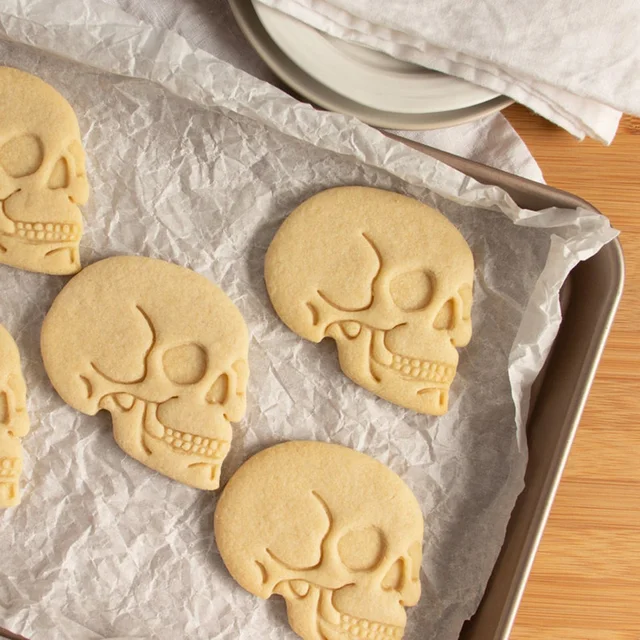 Halloween Skull Brain Organs Cookie Cutters Plastic 3D Cartoon 4