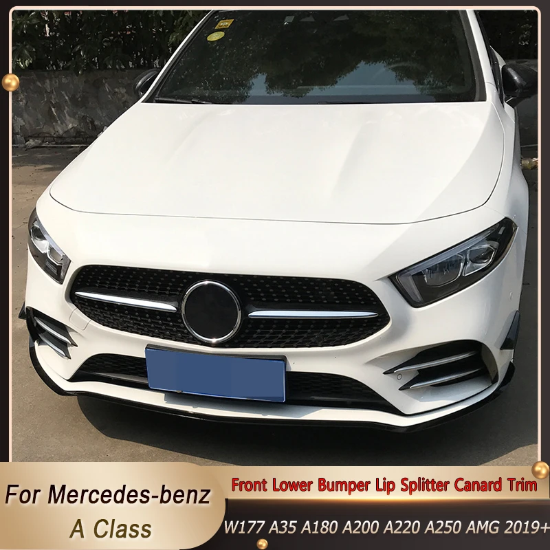 

Передний Нижний Бампер для Mercedes-benz A Class V177 W177 A35 A180 A200 A220 A250 AMG 2019 2020 2021 2022